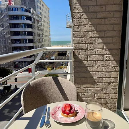 Seacast - 2 Slpk Met Terras En Zijdelings Zeezicht In Centrum 오스텐드